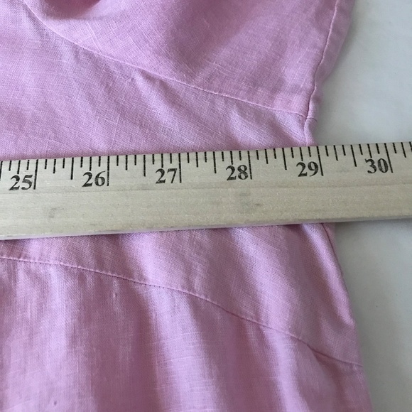 RALPH LAUREN Linen Tunic Long Sleeve Pink Women’s Plus Size 3X - Picture 8 of 12